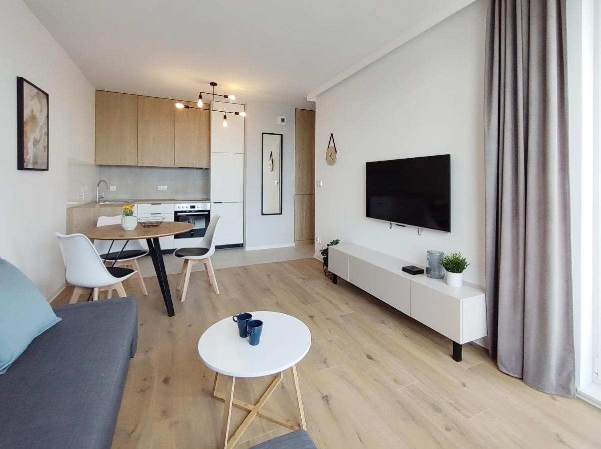 Elegant 3City Apartment With Parking In Gdansk By Noclegi Renters Exterior foto
